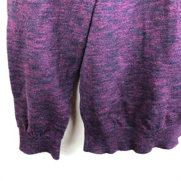 Express Womens Sweater, Purple Vneck Medium - Picture 5 of 8